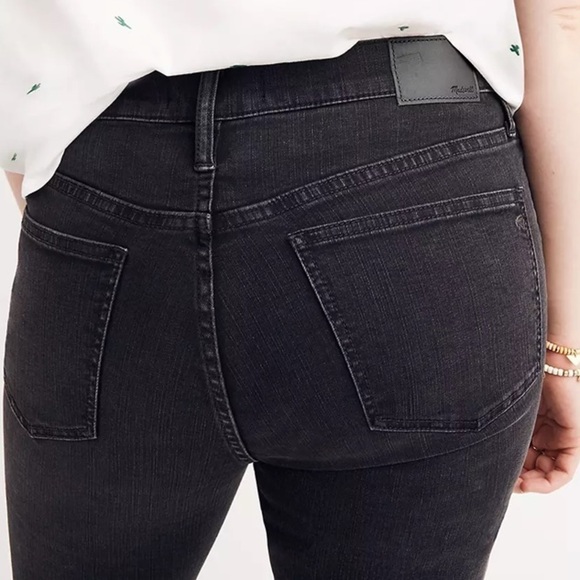 Madewell 9" Mid-Rise Skinny Jeans in Black Sea size 27 - Picture 5 of 15